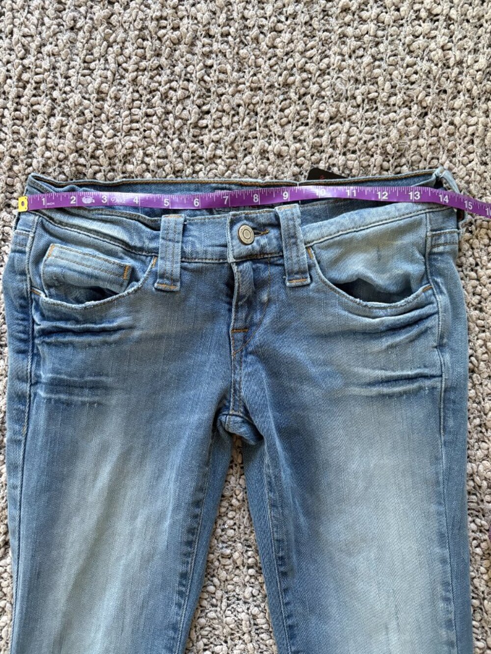 Formarina Women's Light Blue Denim Jeans - Picture 7 of 7